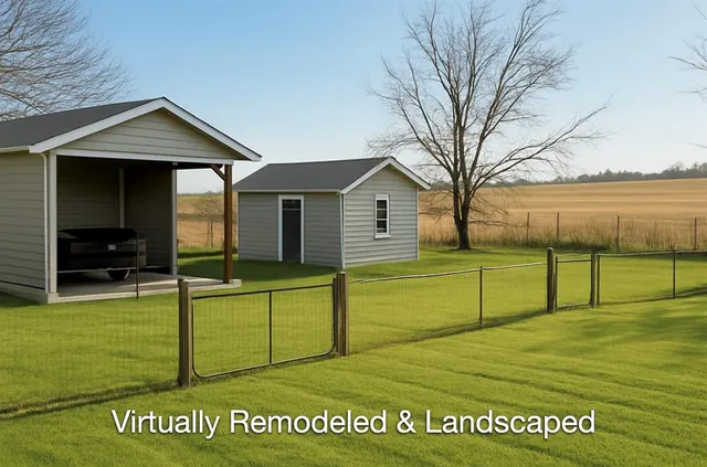 a view of a house with a big yard