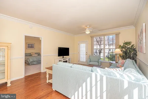 a room with a table and a chair