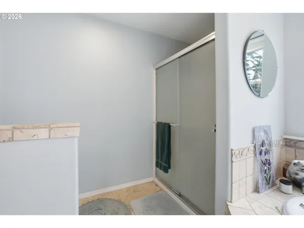 a view of a hallway with elevator