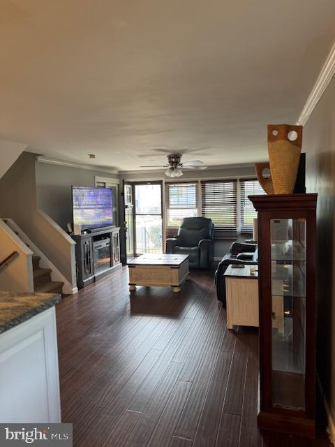 1355 Forrest Street Trainer, PA 19061 - Photo 10 of 37 a living room with furniture and a wooden floor