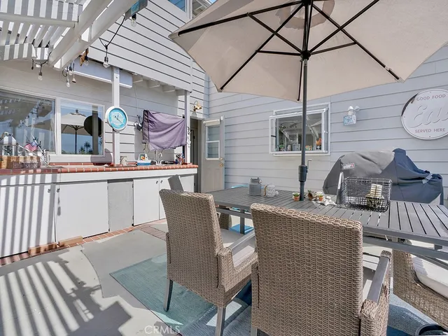 a table and chairs in a kitchen