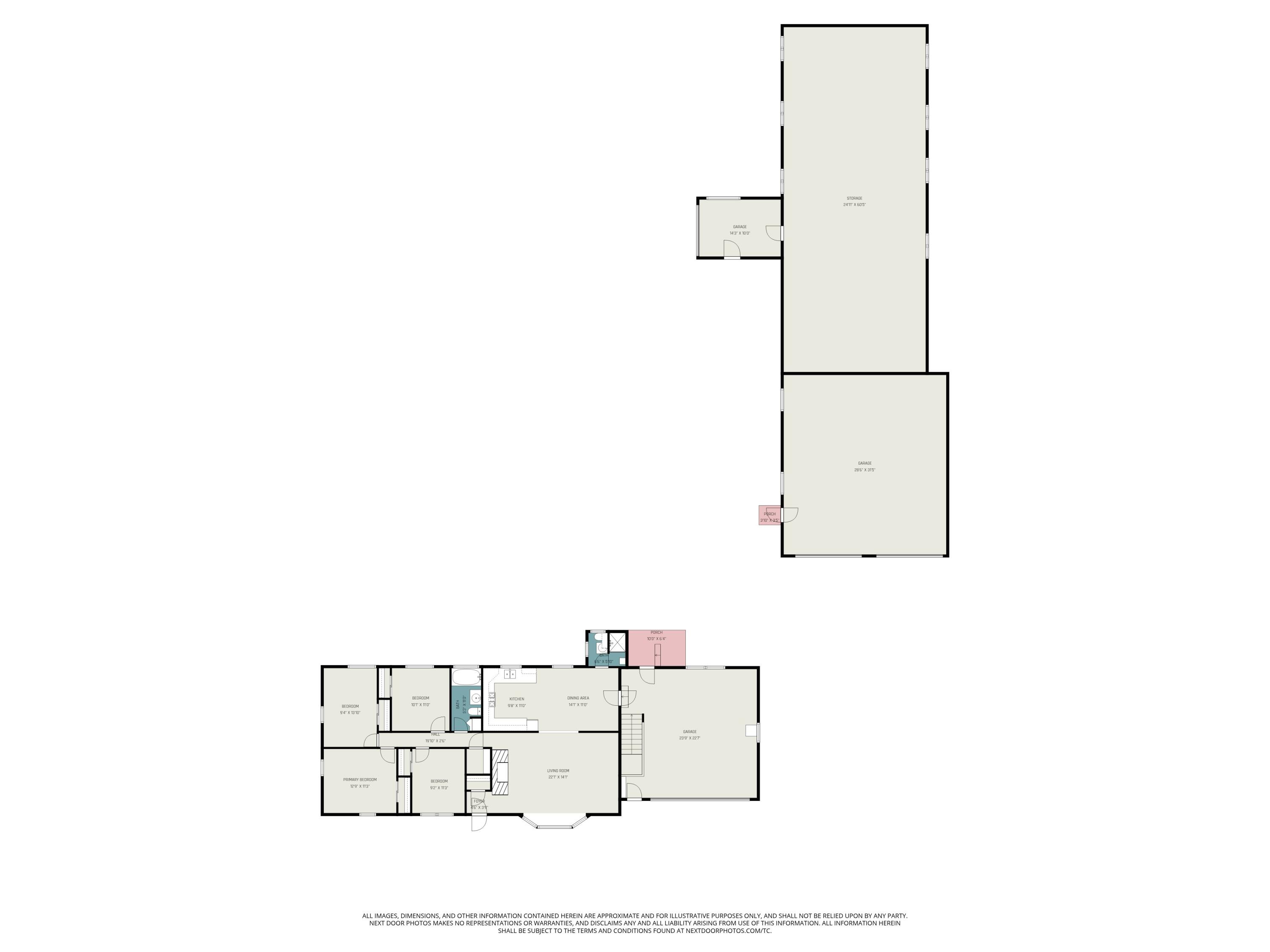 2954 Airport Road Portage, IN 46368 - Photo 13 of 14 a picture of floor plan