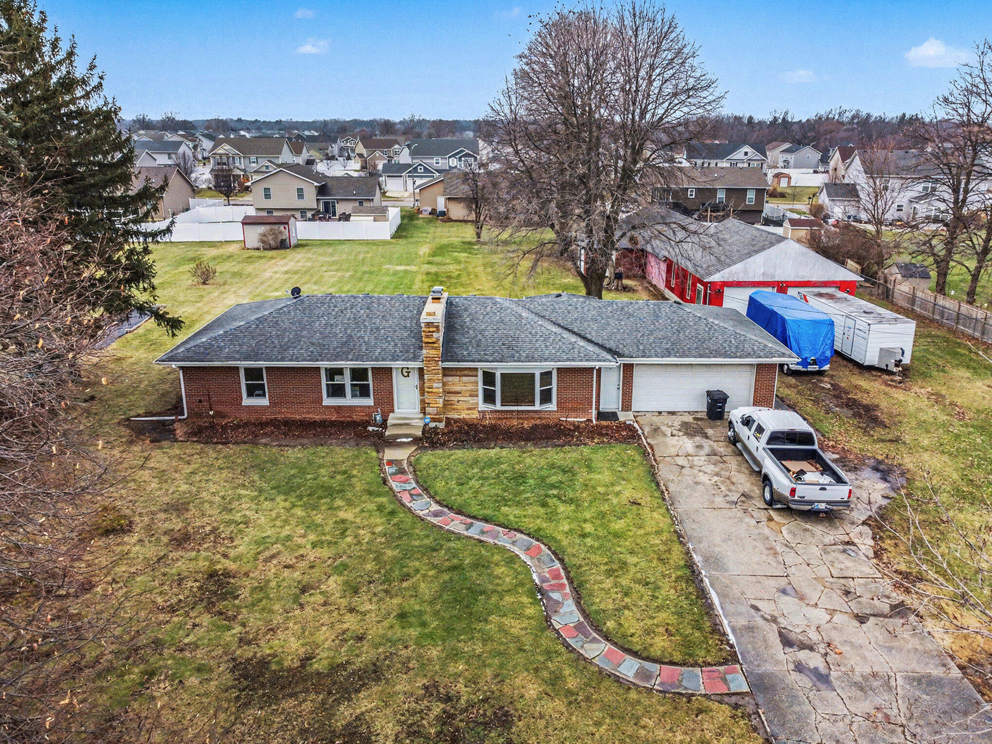 2954 Airport Road Portage, IN 46368 - Photo 7 of 14 an aerial view of a house