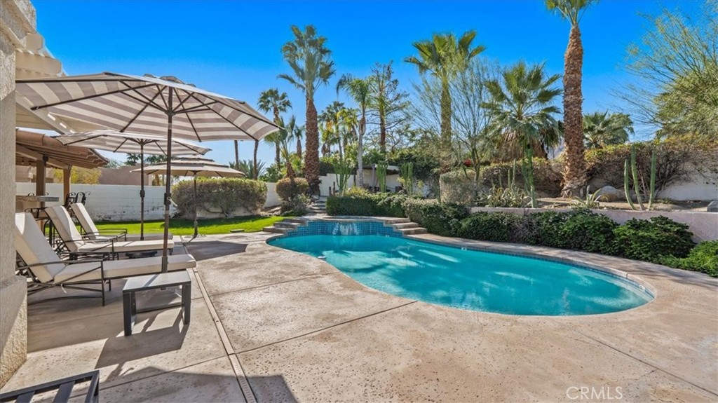71569 Sahara Road Rancho Mirage, CA 92270 - Photo 39 of 51 Backyard pool View 1