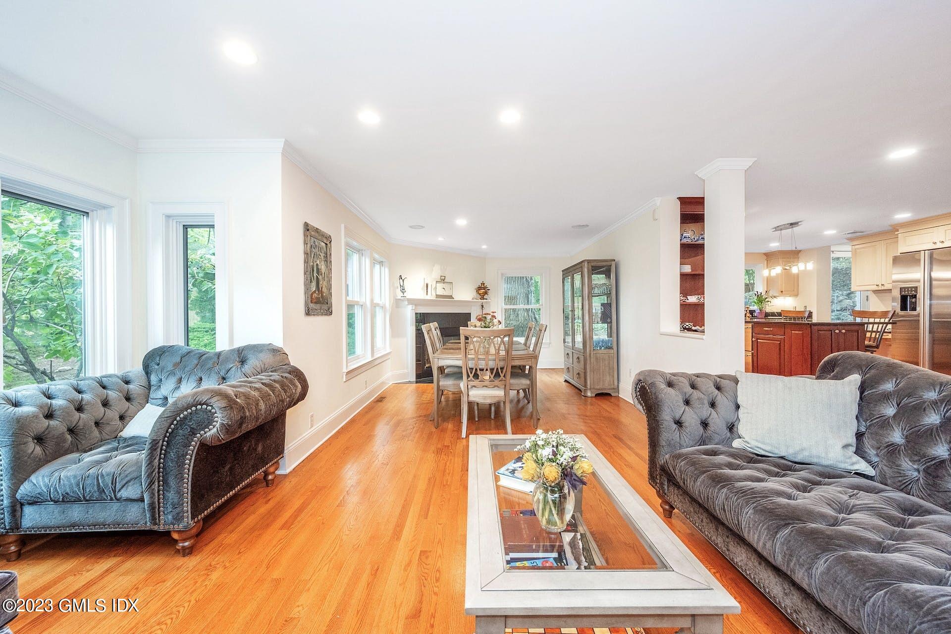 52 Hendrie Avenue Riverside, CT 06878 - Photo 12 of 30 a living room with furniture and a large window