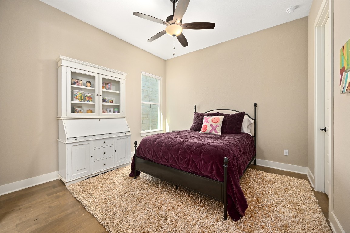 607 Flint Ridge Trail Georgetown, TX 78628 - Photo 16 of 35 Secondary bedroom #2 with private bath