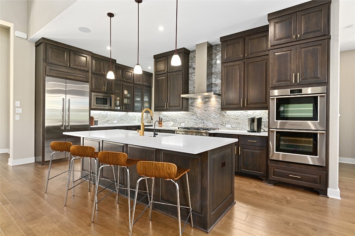 607 Flint Ridge Trail Georgetown, TX 78628 - Photo 5 of 35 Kitchen with built in appliances