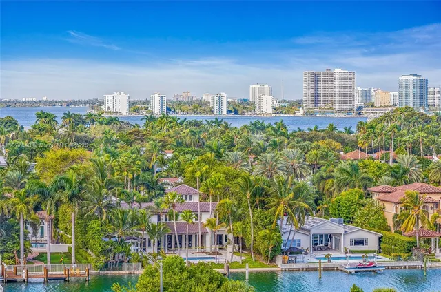 a view of a city with tall buildings