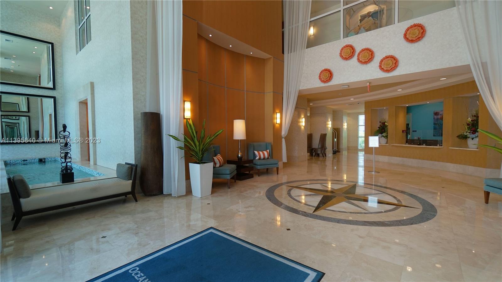 Ocean Marine Yacht Club Hallandale Beach, FL 33009 - Photo 31 of 31 a very nice looking dining room with a table and a couch