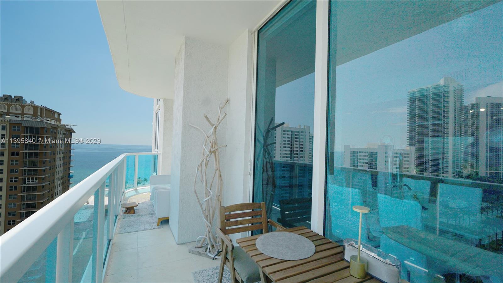 Ocean Marine Yacht Club Hallandale Beach, FL 33009 - Photo 5 of 31 a view of balcony and wooden floor