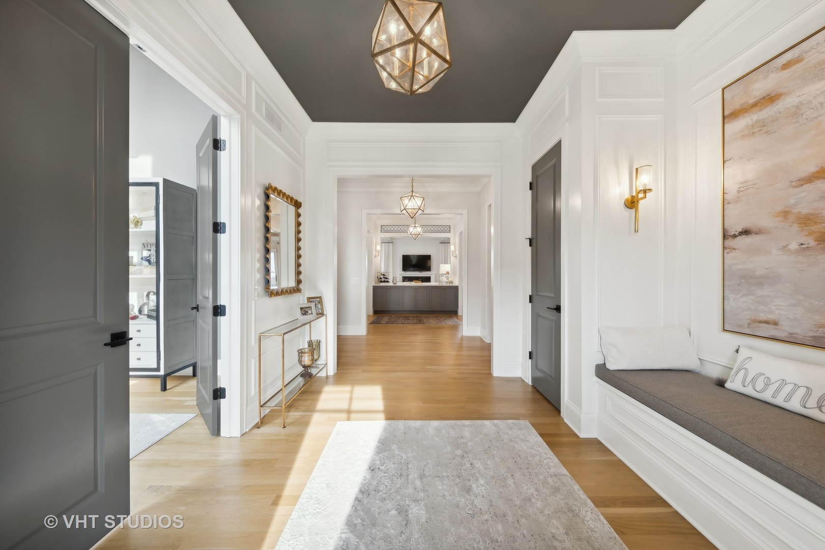 1110 Hickory Drive Western Springs, IL 60558 - Photo 2 of 55 a view of a hallway with wooden floor and furniture