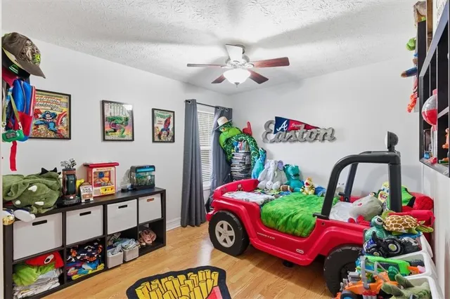 a play room with toys