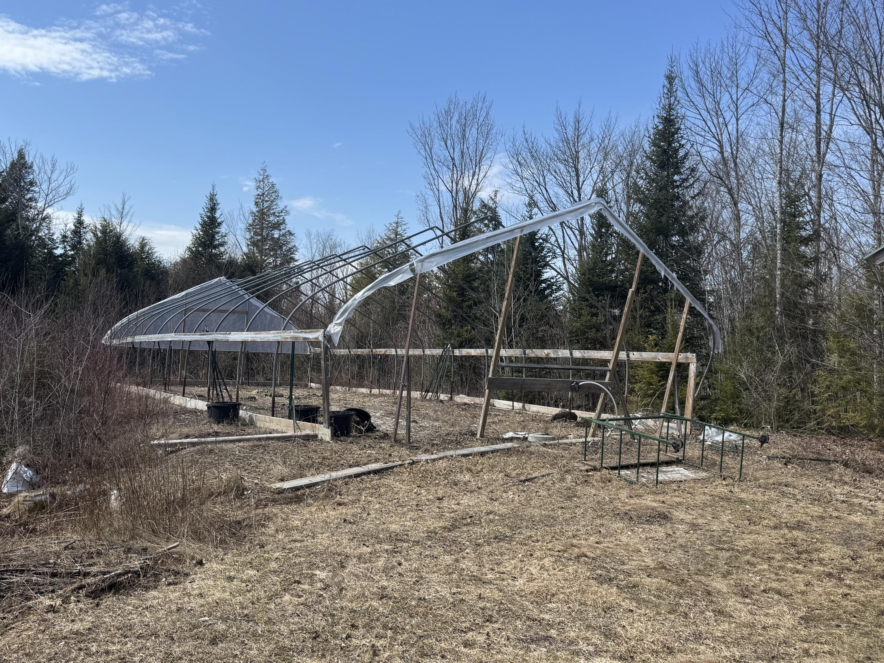 978 Woodville Road Woodville, ME 04457 - Photo 25 of 35 30x80 Gravel Greenhouse Pad