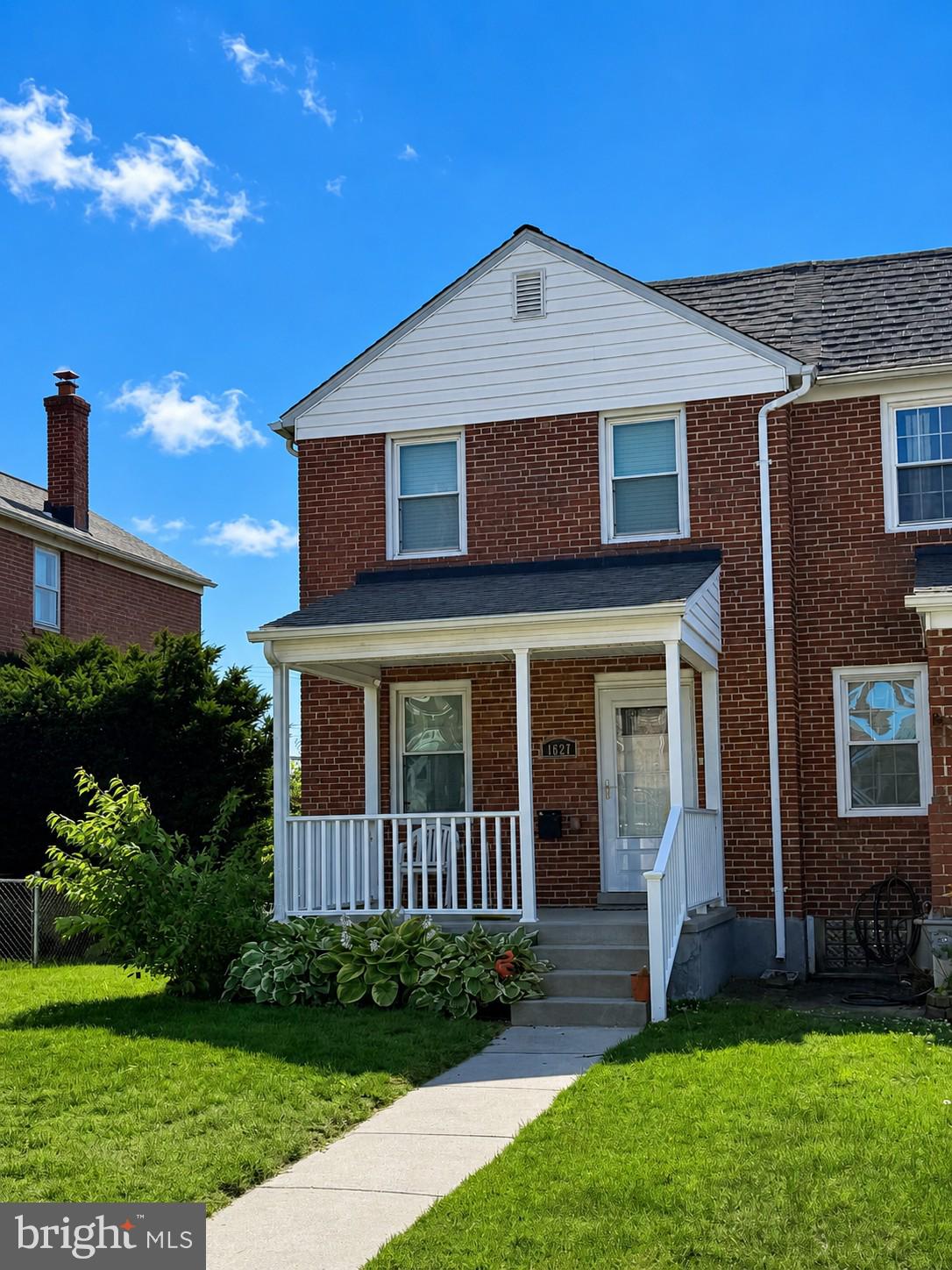 1627 Manor Road Baltimore, MD 21222 - Photo 2 of 2 Charming brick home with inviting porch.