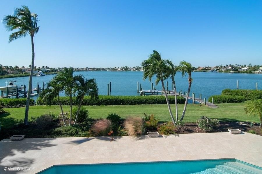 6900 Southeast Harbor Circle Stuart, FL 34996 - Photo 9 of 33 a view of a garden with a lake view