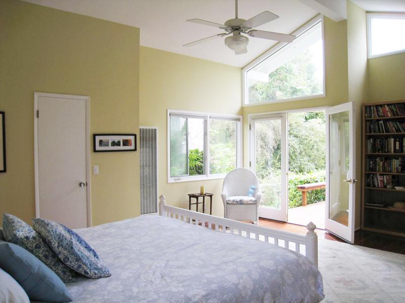 49 Humphrey Road Santa Barbara, CA 93108 - Photo 8 of 17 a bedroom with a bed and wooden floor