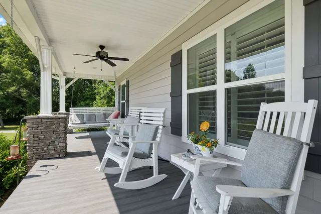 a view of balcony and patio