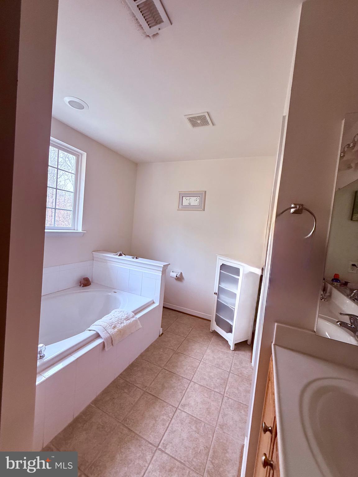 10715 Blackthorn Lane Henrico, VA 23233 - Photo 10 of 16 a bathroom with a tub sink and mirror