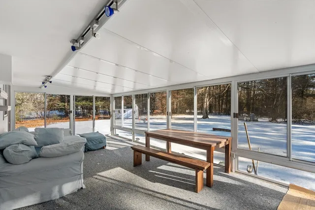 a view of a city street with a building