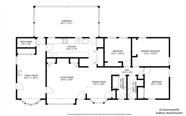 $725,000 | 45 Greenwood Road, Sudbury, MA 01776