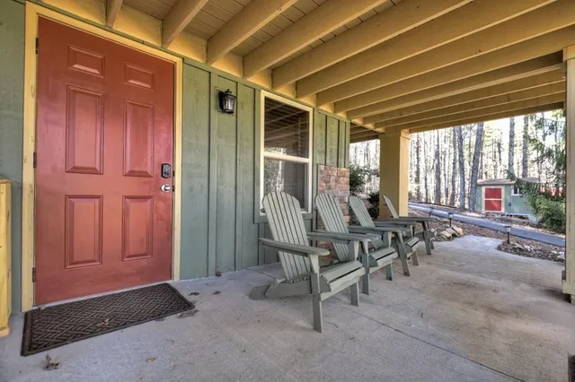 a view of a storage room