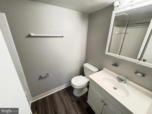 a bathroom with a sink a mirror and a toilet