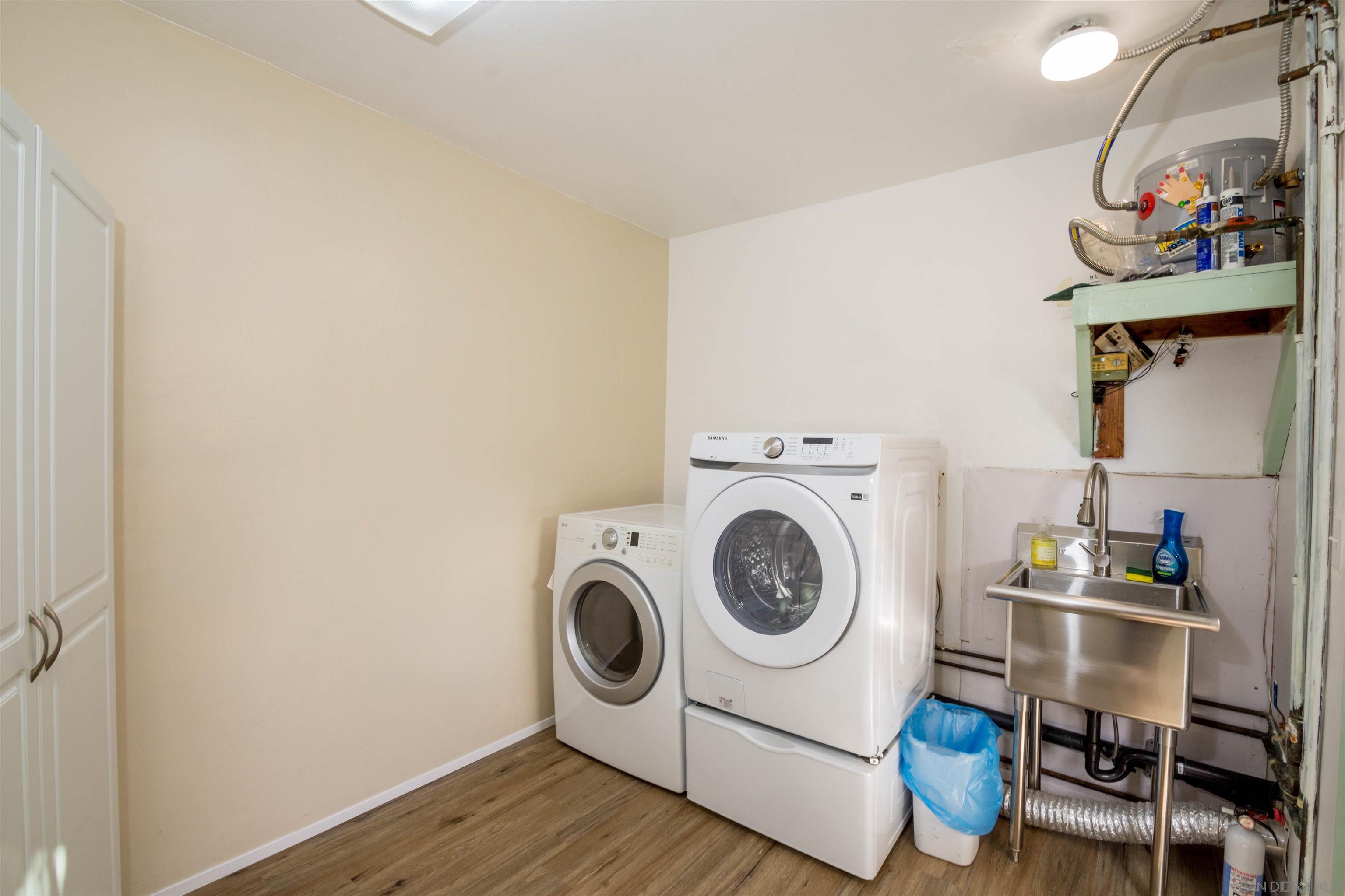 3218 Eureka Place, Unit B Carlsbad, CA 92008 - Photo 12 of 18 a utility room with dryer and washer