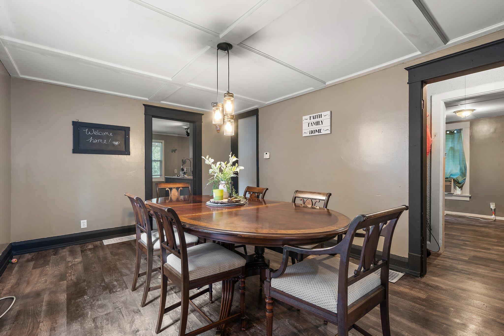 1532 2nd Street La Porte, IN 46350 - Photo 4 of 31 a view of a dining room with furniture and wooden floor