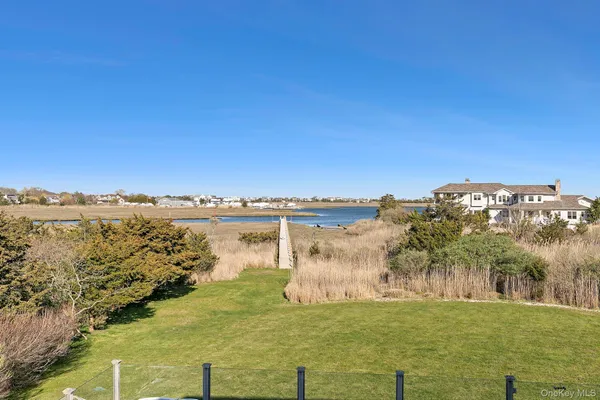 a view of lake with city