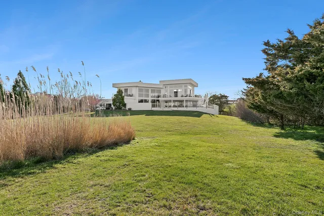 a view of a yard with an outdoor space