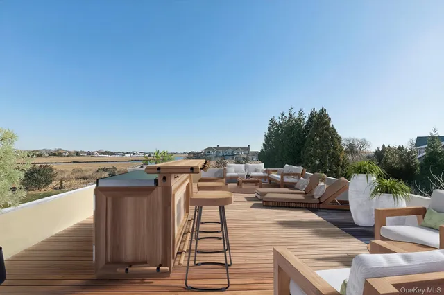 an outdoor space with patio