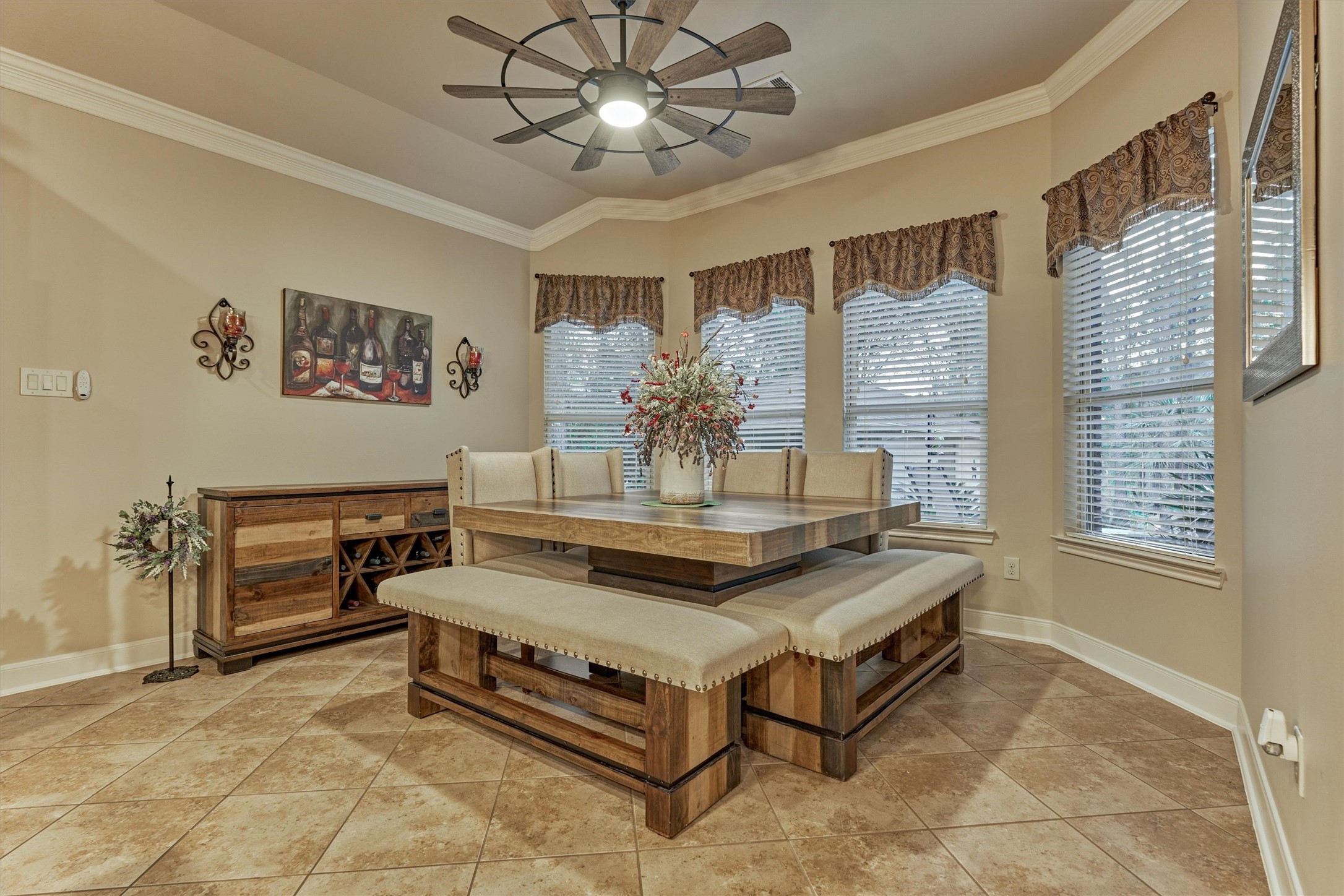 11598 Sebastian's Run Montgomery, TX 77316 - Photo 18 of 50 Dining area with beautiful views and plenty of natural light.