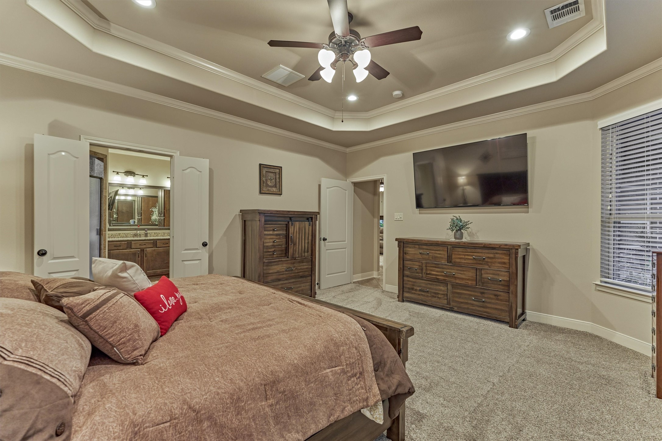 11598 Sebastian's Run Montgomery, TX 77316 - Photo 20 of 50 Another view of the spacious and serene primary bedroom.