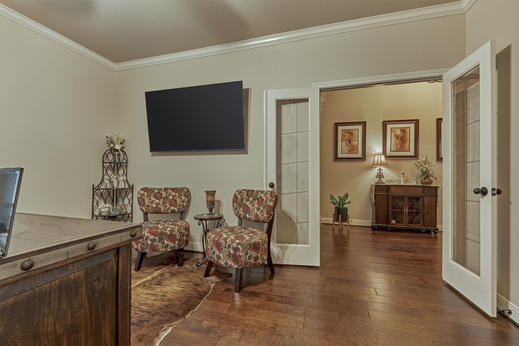 11598 Sebastian's Run Montgomery, TX 77316 - Photo 27 of 50 Elegant room featuring French doors and refined details.
