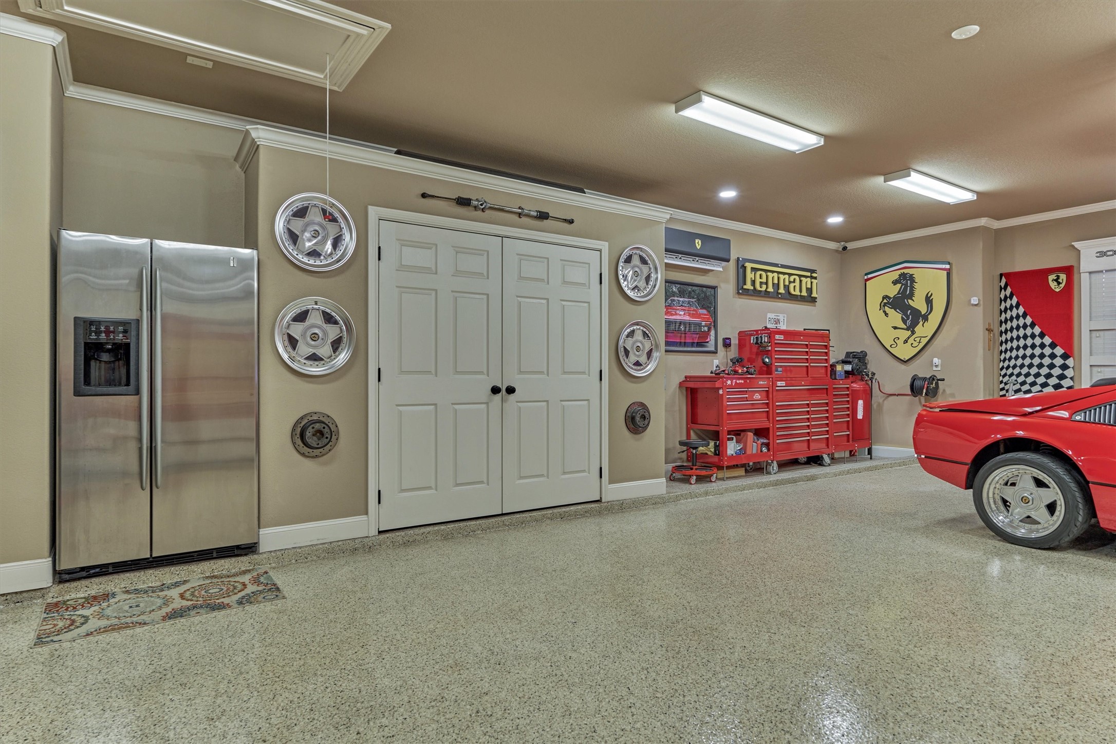 11598 Sebastian's Run Montgomery, TX 77316 - Photo 36 of 50 Oversized 3-car garage with bright motion-activated lighting and exceptional storage.