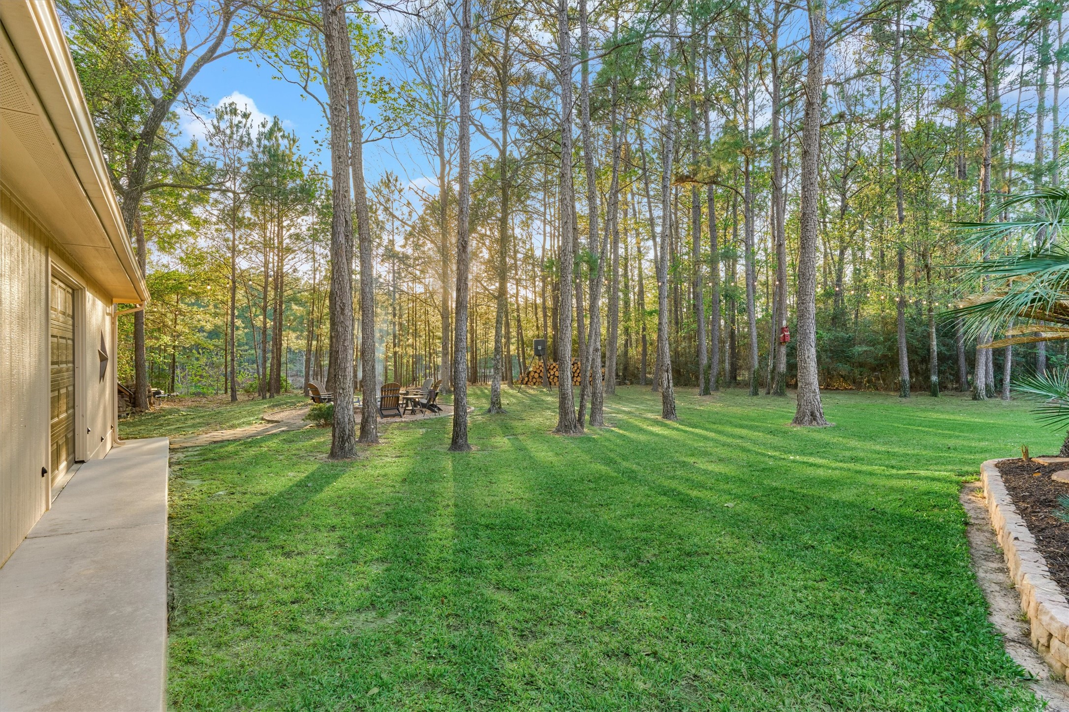 11598 Sebastian's Run Montgomery, TX 77316 - Photo 39 of 50 Spacious backyard with mature trees offering shade and privacy.