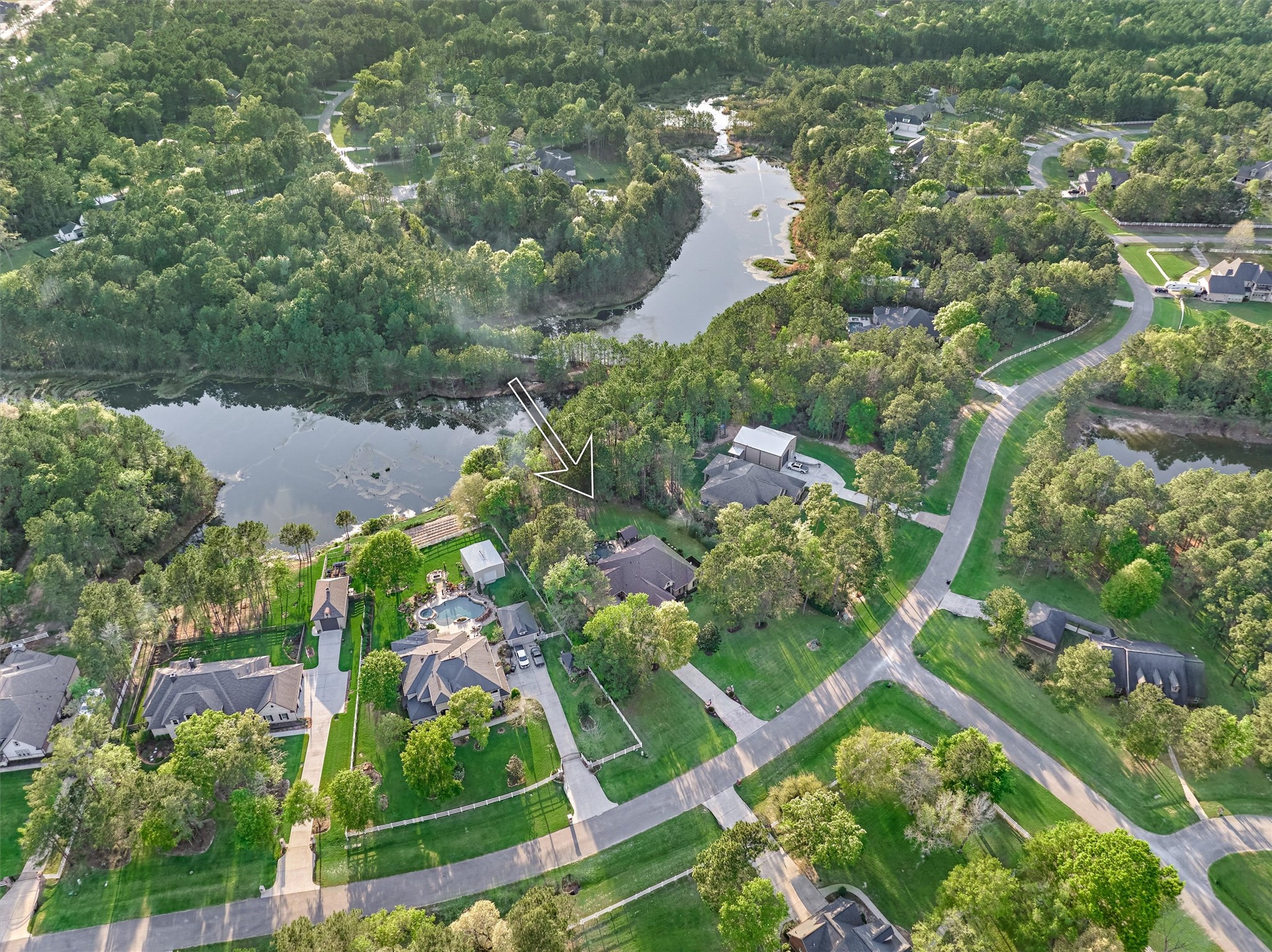 11598 Sebastian's Run Montgomery, TX 77316 - Photo 42 of 50 Prime location with scenic surroundings and added privacy. The property backs up to the water. Great fishing from your back yard
