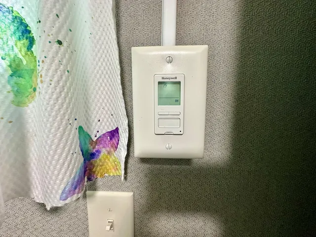 a utility room with a window