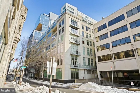 a front view of a building