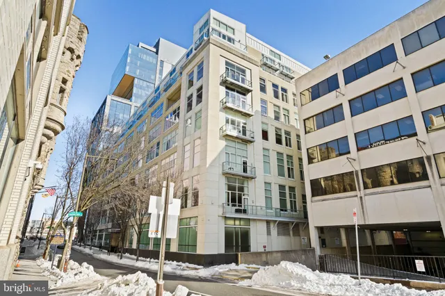 a front view of a building