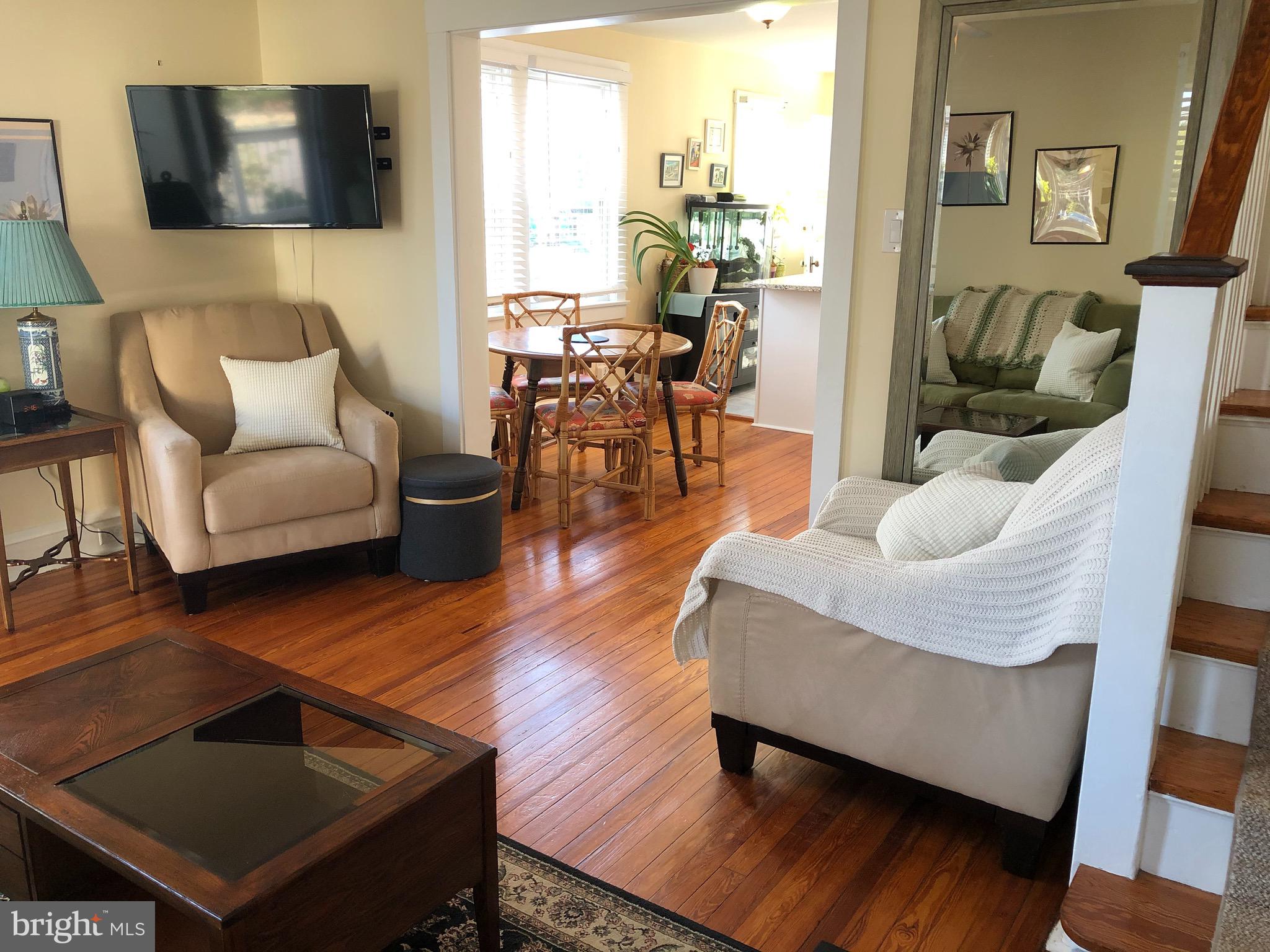 224 Rockingham Road Bryn Mawr, PA 19010 - Photo 4 of 23 a living room with furniture and wooden floor