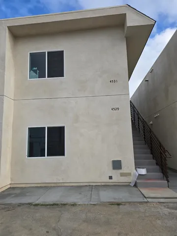 a view of front door