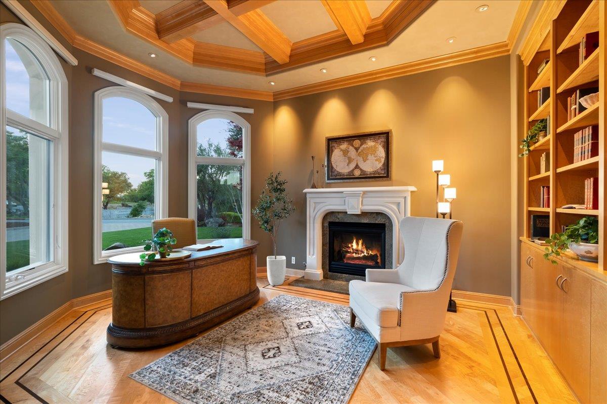 8350 Verbena Drive Gilroy, CA 95020 - Photo 15 of 51 a living room with furniture and a fireplace