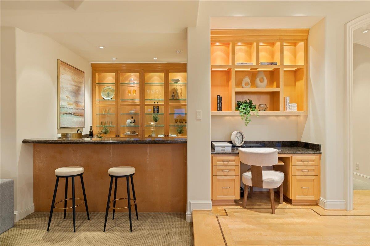8350 Verbena Drive Gilroy, CA 95020 - Photo 21 of 51 a dining room with wooden floor and a floor to ceiling window