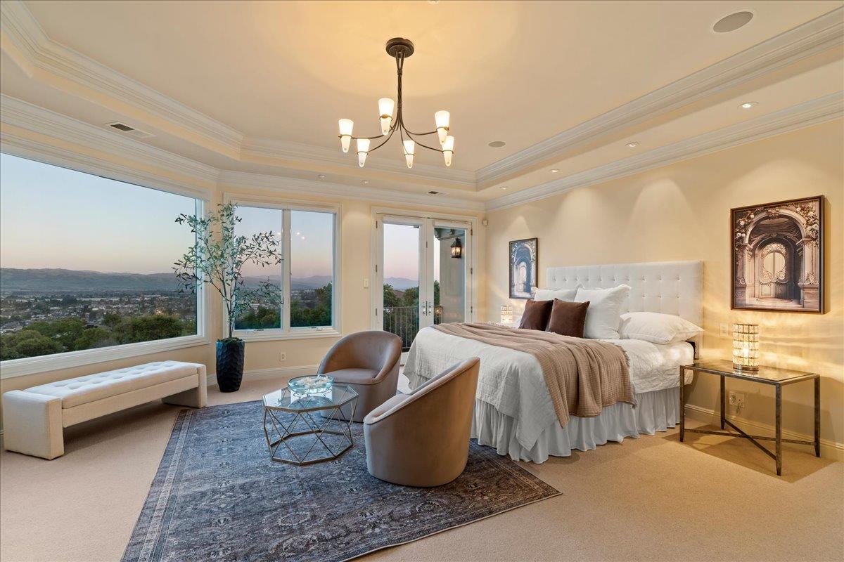 8350 Verbena Drive Gilroy, CA 95020 - Photo 28 of 51 a living room with furniture and a chandelier