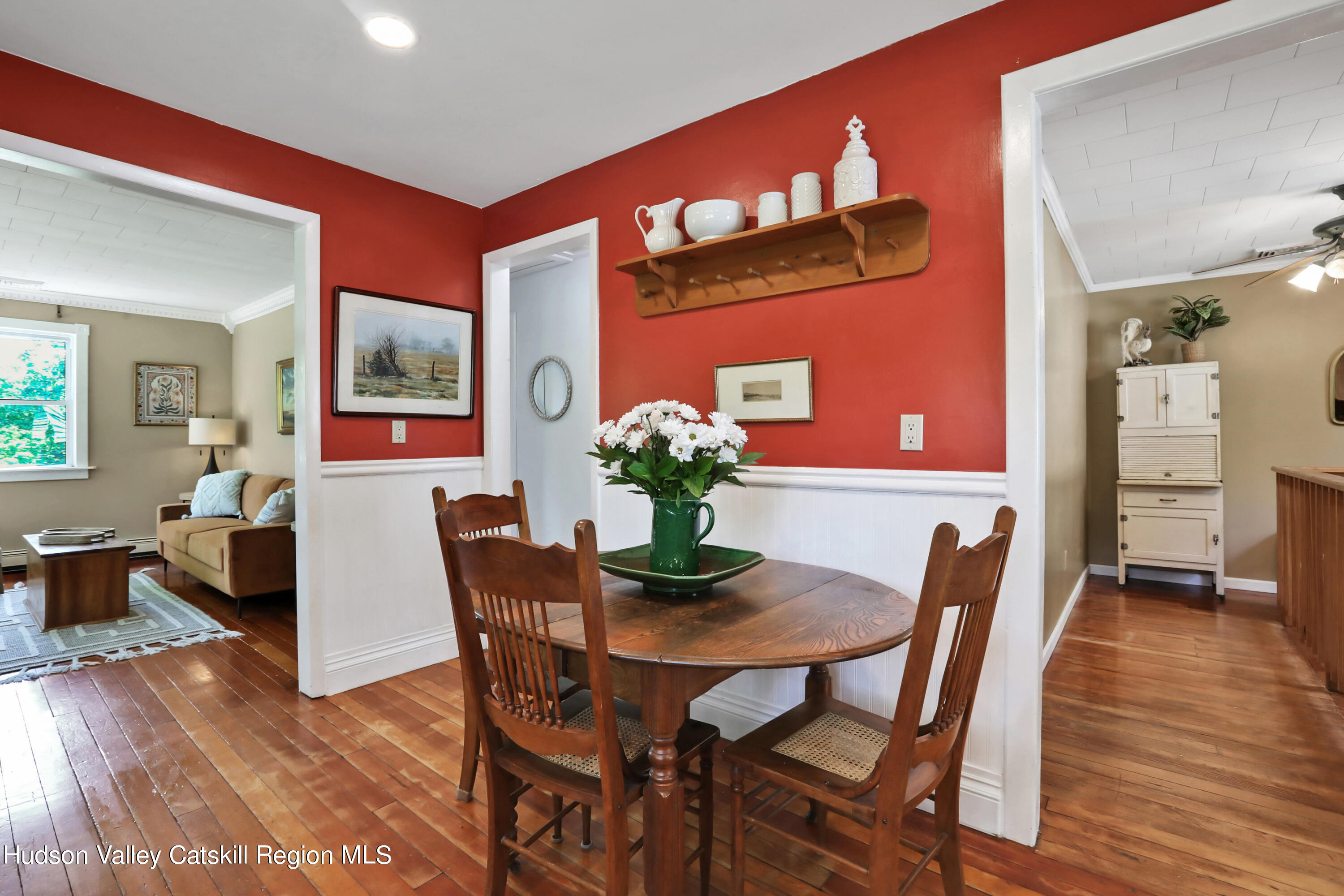 667 Albany Post Road New Paltz, NY 12561 - Photo 15 of 44 a dining room with furniture and wooden floor