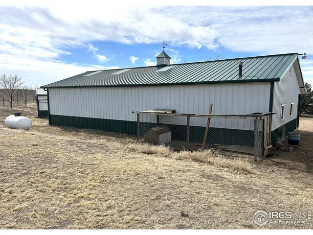 a backyard of a house