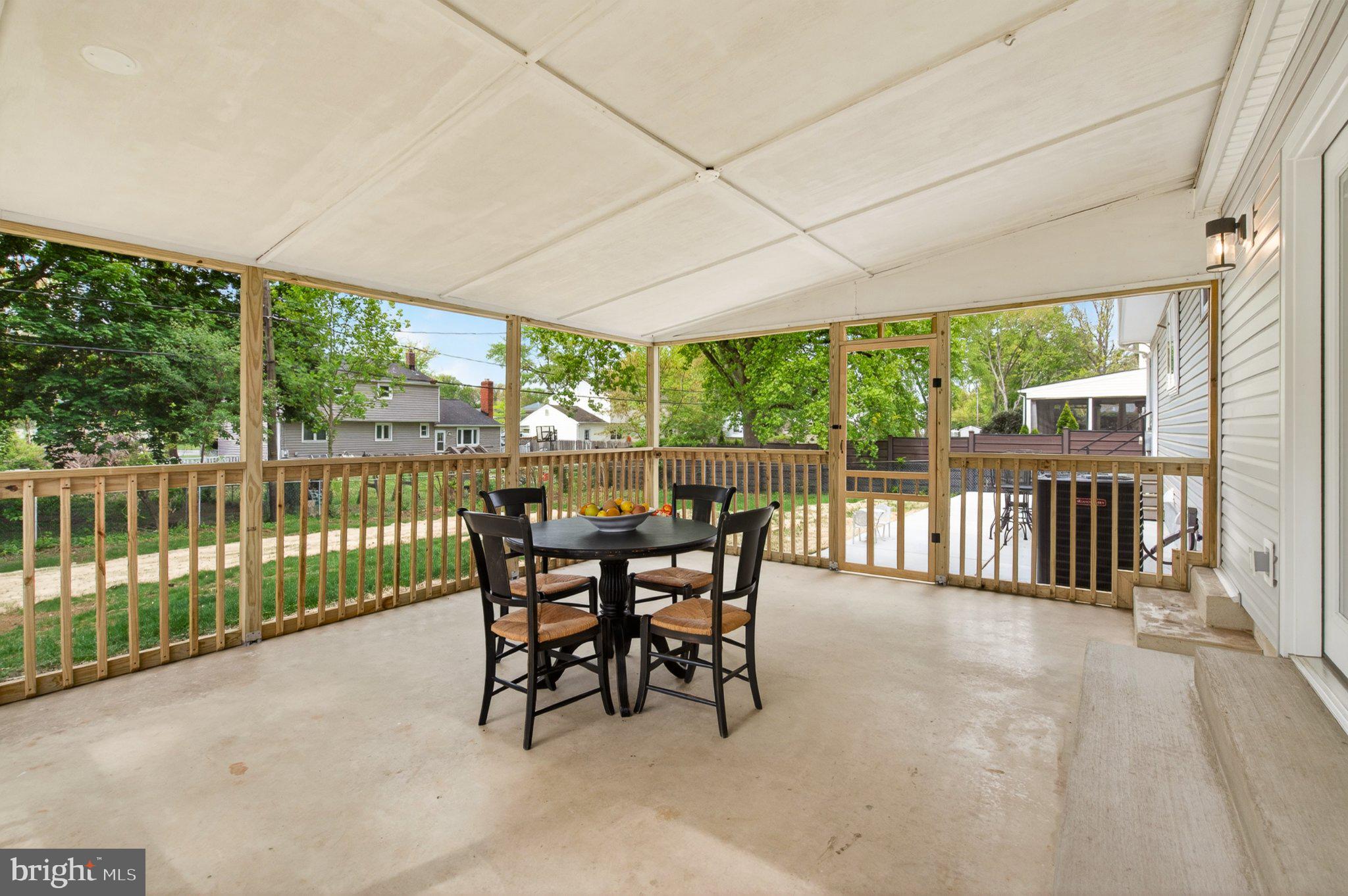 3312 Englewood Road Wilmington, DE 19810 - Photo 27 of 80 Inviting screened porch for outdoor living.