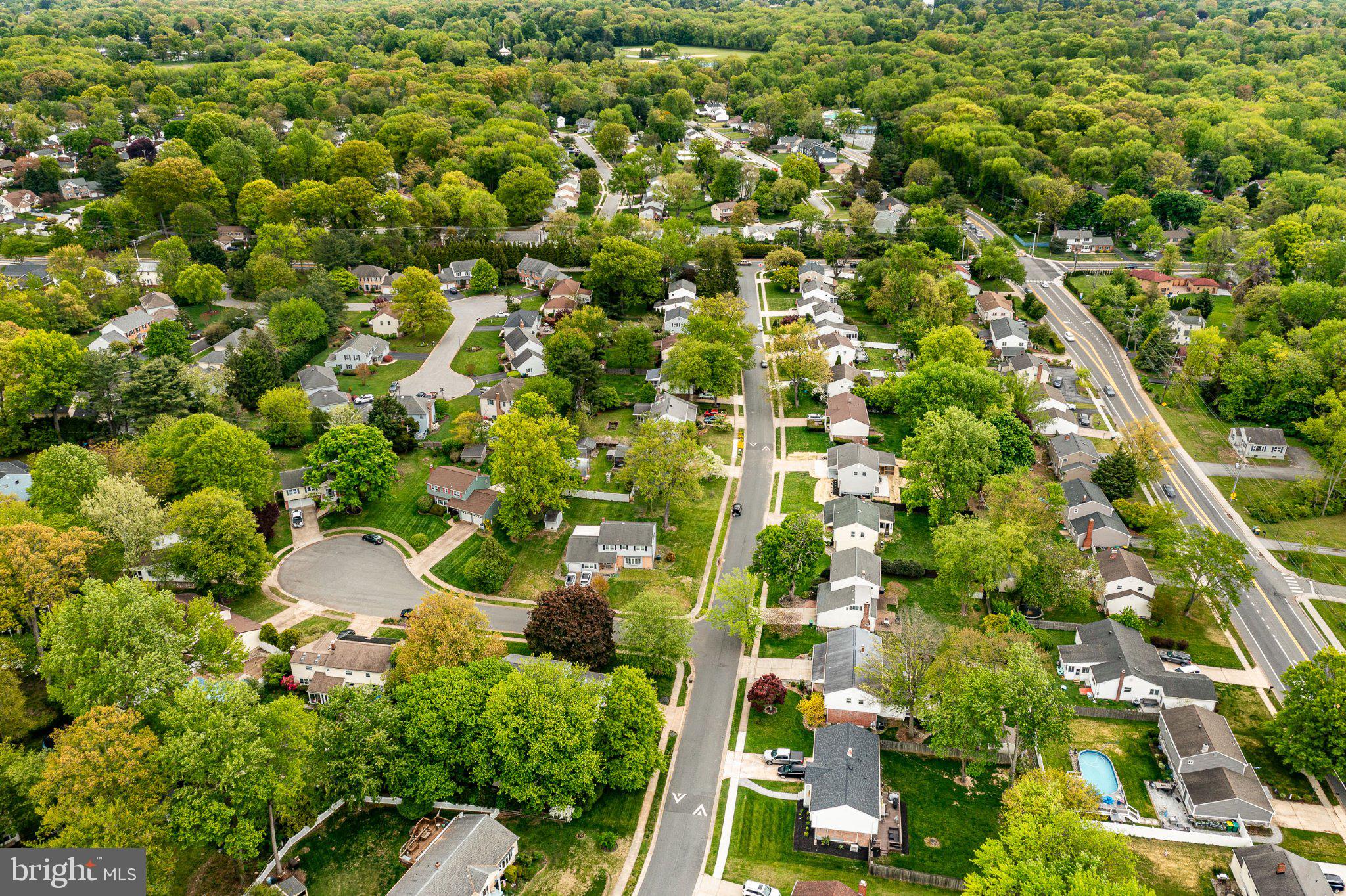 3312 Englewood Road Wilmington, DE 19810 - Photo 69 of 80 Lush suburban landscape from above.