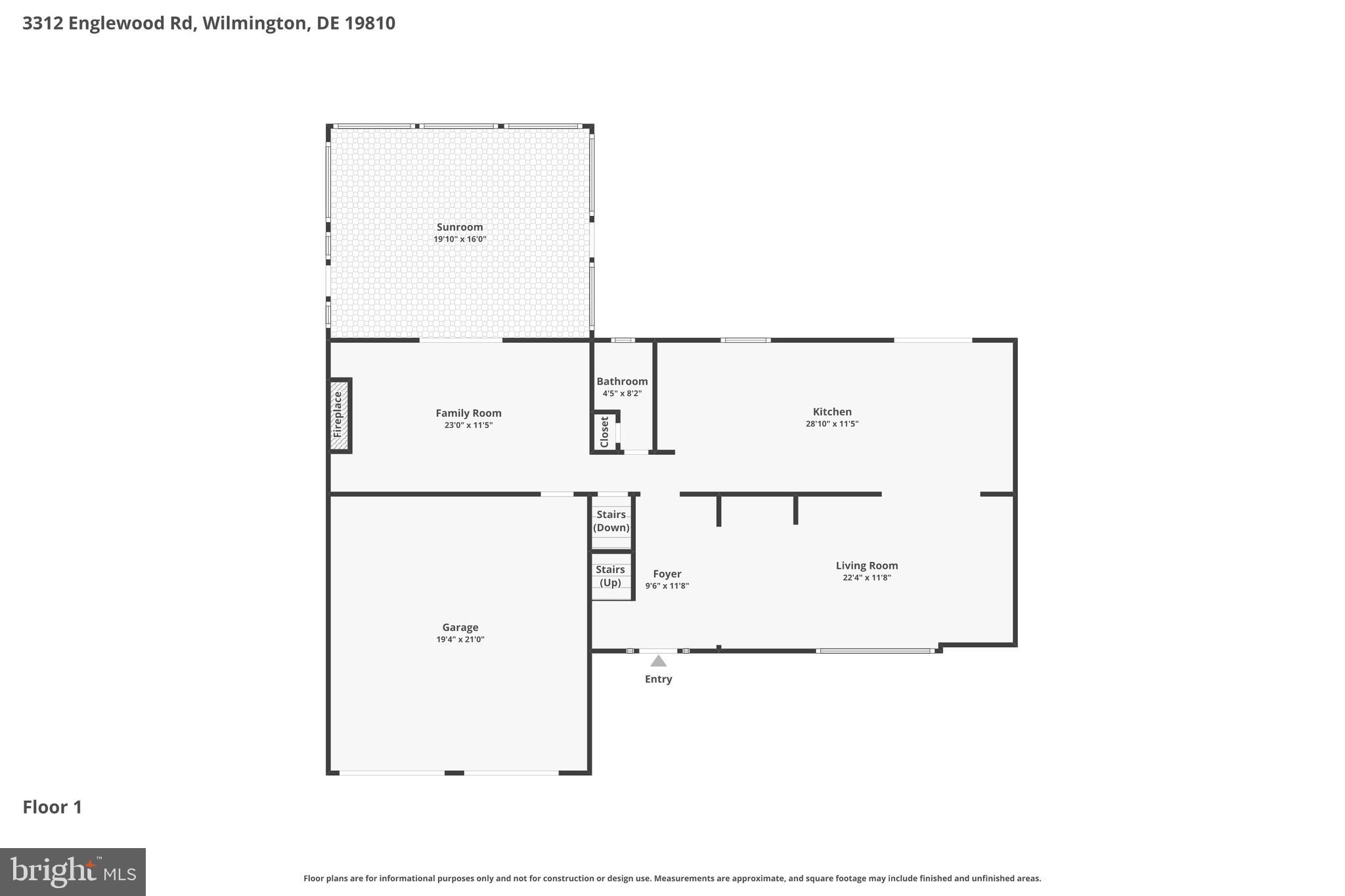 3312 Englewood Road Wilmington, DE 19810 - Photo 78 of 80 Main Floor Plan.